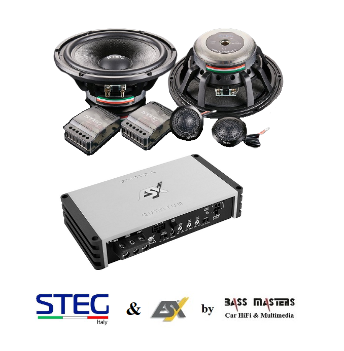 Sound Upgrade STEG MLG65C + ESX QM400.2